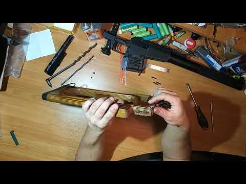 Видео: КО ВСС Винторез установка тактического приклада и рукояти