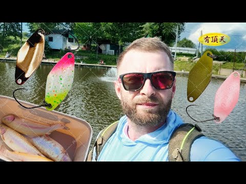 Видео: РК Посейдон. Ловля янтарной форели в жару