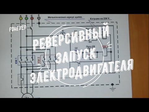 Видео: Реверсивный запуск электродвигателя. Преподаватель Шишкарев Я.В.