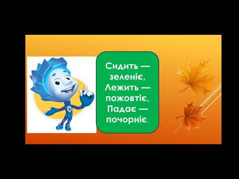 Видео: Ознайомлення з природнім довкіллям. Старша група. " Ознаки осені"