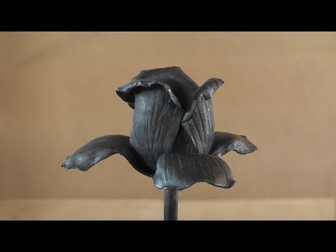 Видео: Цветок ирис ковка