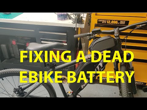 Видео: Ремонт разряженной батареи электровелосипеда