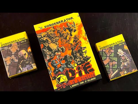 Видео: РАСПАКОВКА 'Die in a Dungeon' и 40-МИНУТНОЙ РПГ Dungenerater
