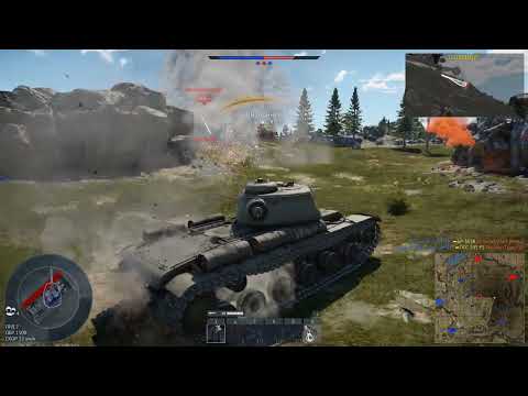 Видео: War Thunder   танковый бой № 20