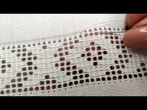 Видео: Вишивка Мережки з настилом прутиком через чисницю | Hand Еmbroidery|