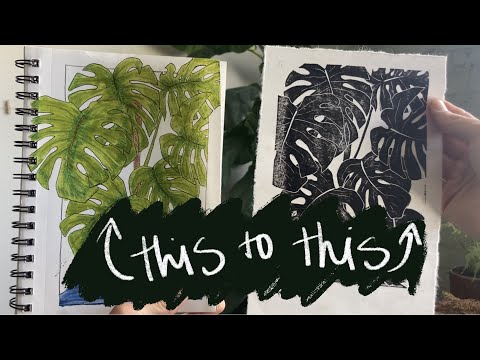 Видео: УЧЕБНОЕ ПОСОБИЕ ПО ГРАФИНГУ: Как делать линогравюру для начинающих. Часть 3