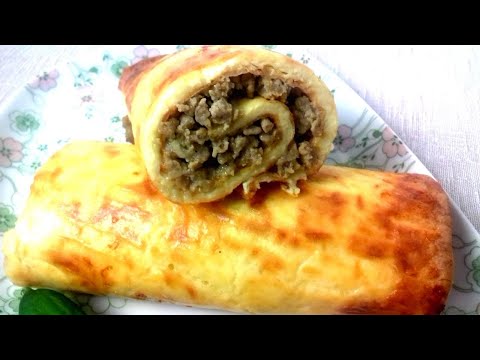 Видео: Мясной кето рулет.  Вкуснейший рулет из фарша и моцареллы