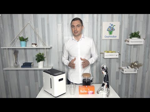 Видео: Кислородный бар. Оборудование для приготовления кислородных коктейлей для бизнеса.