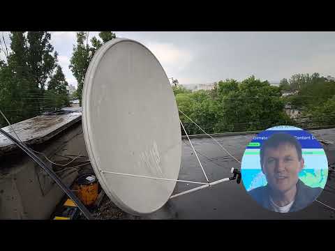 Видео: Настроил антенну размером  1.8m на спутник Экспресс AMU1 36E и добился сигнала на слабых частотах
