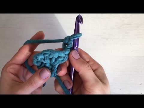 Видео: Шахматка от угла. Вязание крючком/Crochet from the corner