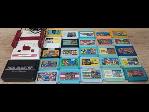 Видео: Распаковка [Unboxing 27] Famicom, RGB Blaster, картриджи а-ля Steepler, Remarks, TV Game