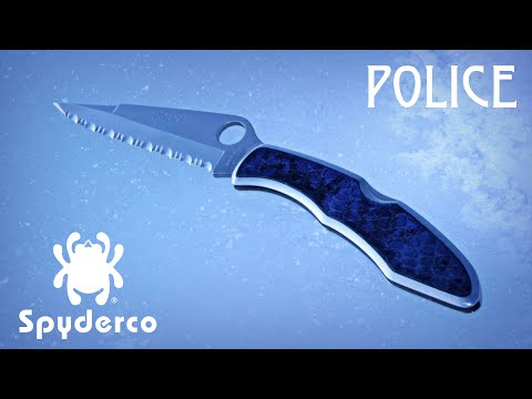 Видео: SPYDERCO POLICE 1995 и пара слов о серрейторе