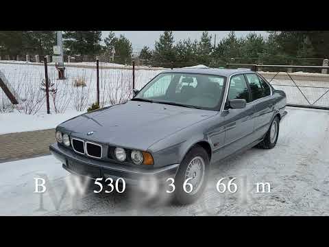 Видео: #BMW, #530i, #E34, 1993 год выпуска, пробег 69 тыс. км. #олдтаймер, #terminal60