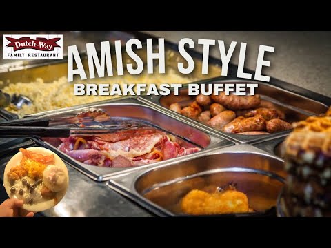 Видео: Завтрак "шведский стол" в стиле Dutch-Way! Майерстаун, Пенсильвания