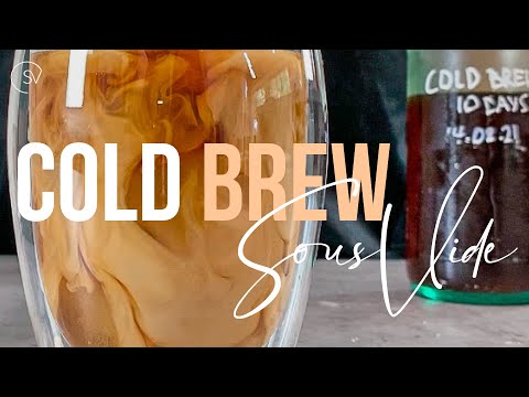 Видео: Холодный кофе Cold Brew Sous Vide | Рецепты су вид