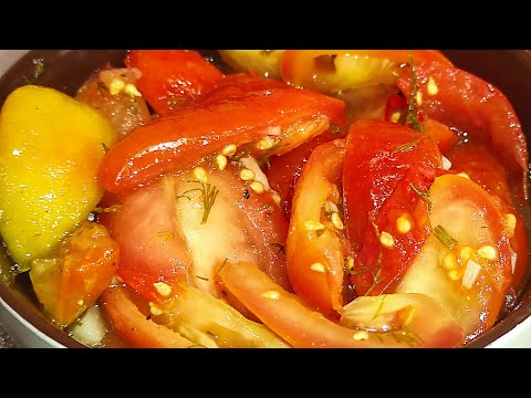 Видео: Закуска из бурых помидор Идеальная закуска к столу