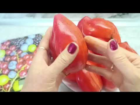 Видео: Обзор √6 томатов🍎, на весах и в разрезе.