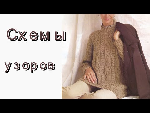 Видео: Современные модели со схемами вязания.