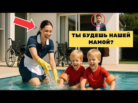 Видео: Близнецы миллионера никогда не ходили — то, что сделала горничная у бассейна, лишило его дара речи