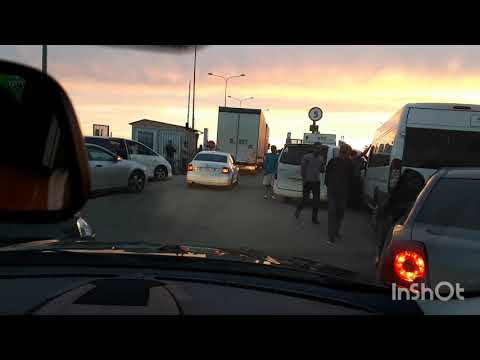 Видео: Уральск-Самара. Прохождение границы.
