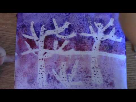Видео: Нетрадиционные техники рисования