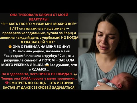 Видео: Свекровь требовала ключи от МОЕЙ квартиры — когда я отказала, началось ТО, что ШОКИРОВАЛО всю семью!