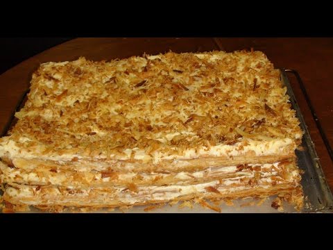 Видео: . Настоящий  торт "Наполеон" Классический, слоеный,  все секреты/Napoleon cake preparation.