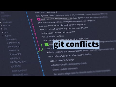Видео: Учимся решать git конфликты