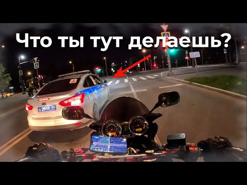 Видео: Мотик за 200к валит по МКАДу!?