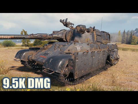 Видео: E 65 Zwilling: Урон в 9.5 тысяч единиц )) World of Tanks