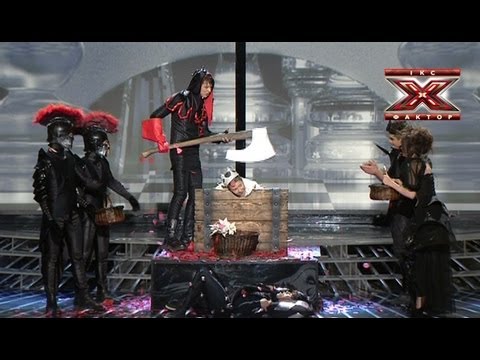 Видео: Общая песня - Bad Romance - Lady Gaga - Восьмой прямой эфир - Х-Фактор 3 - 15.12.2012