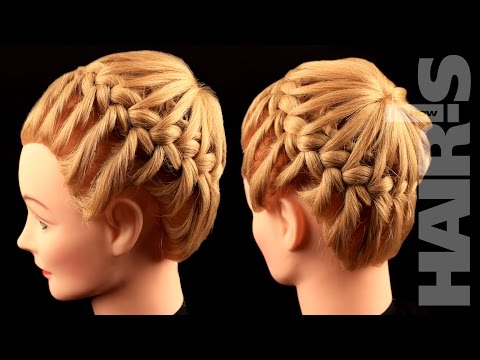 Видео: Делаем прическу с круговым плетением - видеоурок (мастер-класс) Hair’s How