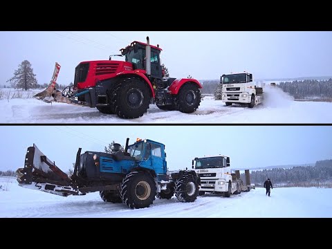Видео: КИРОВЕЦ или Т-150 кто вытащит КАМАЗ ?