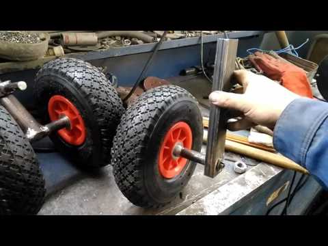 Видео: Иготовление телеги для рыбалки