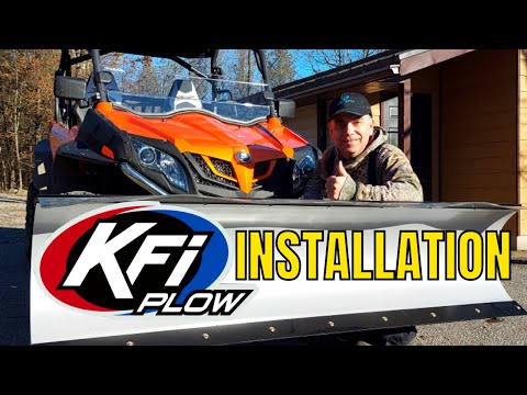 Видео: Как установить отвал KFI на мотоцикл CFMOTO ZFORCE Side by Side