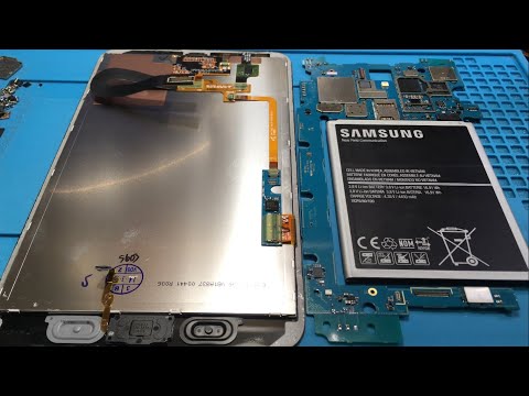 Видео: Samsung T395 перезагружается. Замена eMMC. Не законченный "роман".
