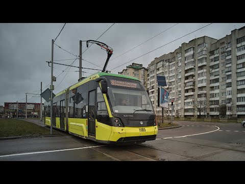 Видео: Трамвай номер 8, місто Львів.