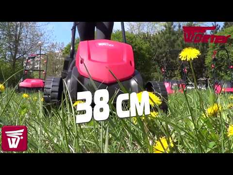 Видео: Газонокосилка электрическая WORTEX LM 3815 P. Electriс  lawn mower WORTEX LM 3815 P