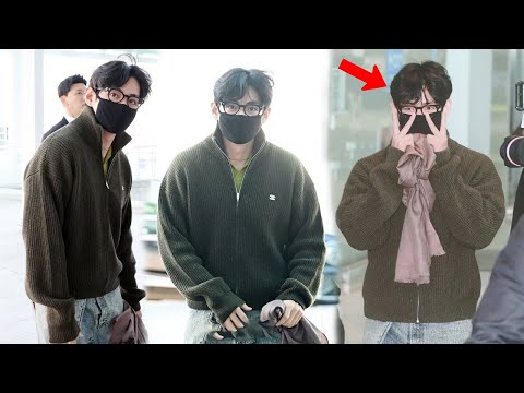 Видео: Минуту назад! Полное видео отъезда Тэхёна из Лос-Анджелеса вызвало переполох