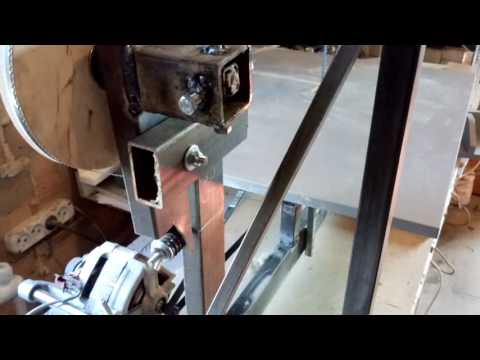 Видео: Обзор Самодельной Ленточной Пилы 2 Часть