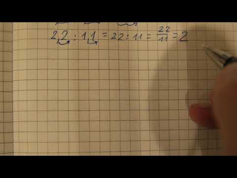 Видео: Деление 10ной дроби на 10ную дробь