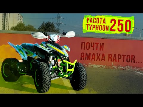 Видео: ОБЗОР КВАДРОЦИКЛА ДЛЯ НАЧИНАЮЩИХ YACOTA TYPHOON 250. Новый квадроцикл в мотосалоне КВАДРОТЕХНИКА!