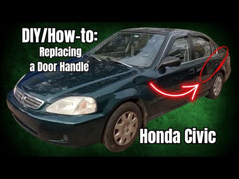 Видео: Инструкция: замена внешней ручки задней двери на Honda Civic 🚗🔧