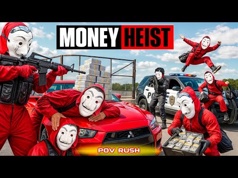 Видео: Паркур против ограбления 3! | Плохие парни: спасения нет, полиция блокирует погоню (BELLA CIAO RE...