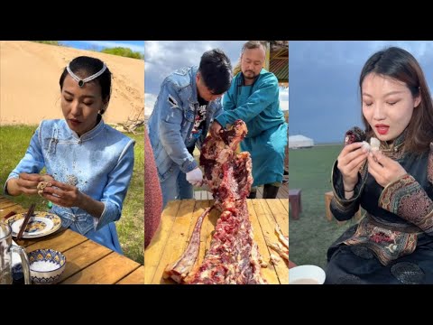 Видео: Гурманская жизнь монгольского Энке и его друзей! Коллекция 37 #кемпинг #кулинария #деревня #монголия