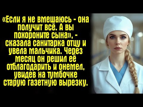 Видео: «Если я не вмешаюсь — она получит всё. А вы — похороните сына», — сказала санитарка отцу и увела...
