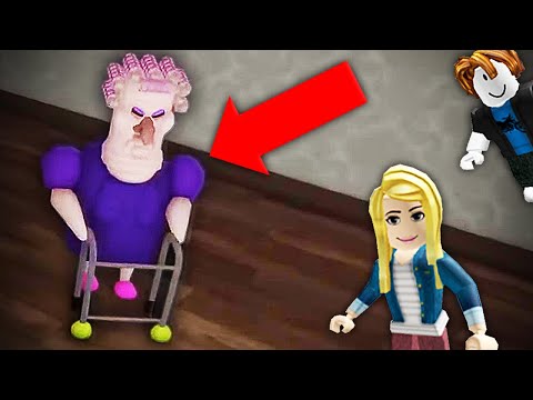 Видео: НУБ И ДЕВУШКА ПРО БЕГУТ ОТ ЖУТКОЙ СТАРУХИ В РОБЛОКС
