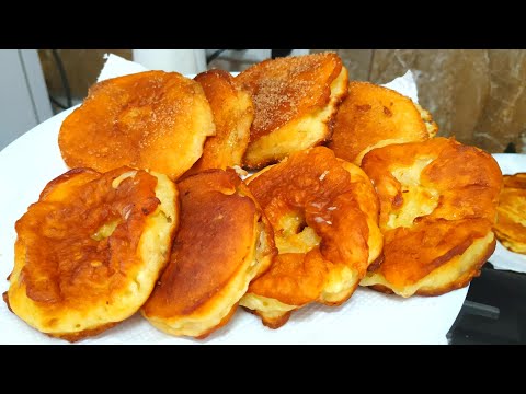 Видео: За 5 минут Яблочное Чудо к Чаю! Вкусный и Простой Рецепт! Яблочные Оладьи!