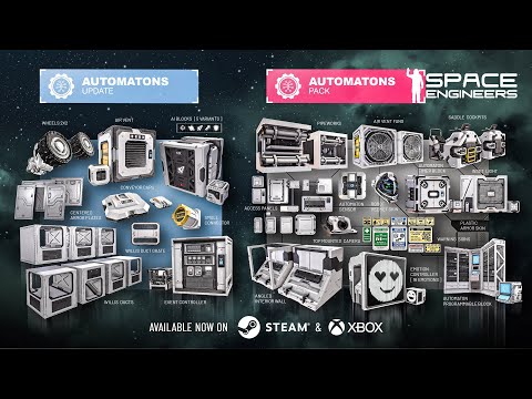 Видео: Space Engineers Automatons Обзор обновления