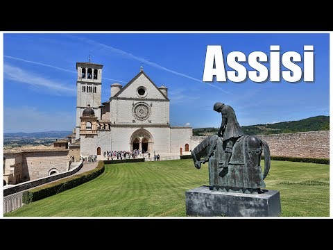 Видео: Италия: город Ассизи (Assisi)